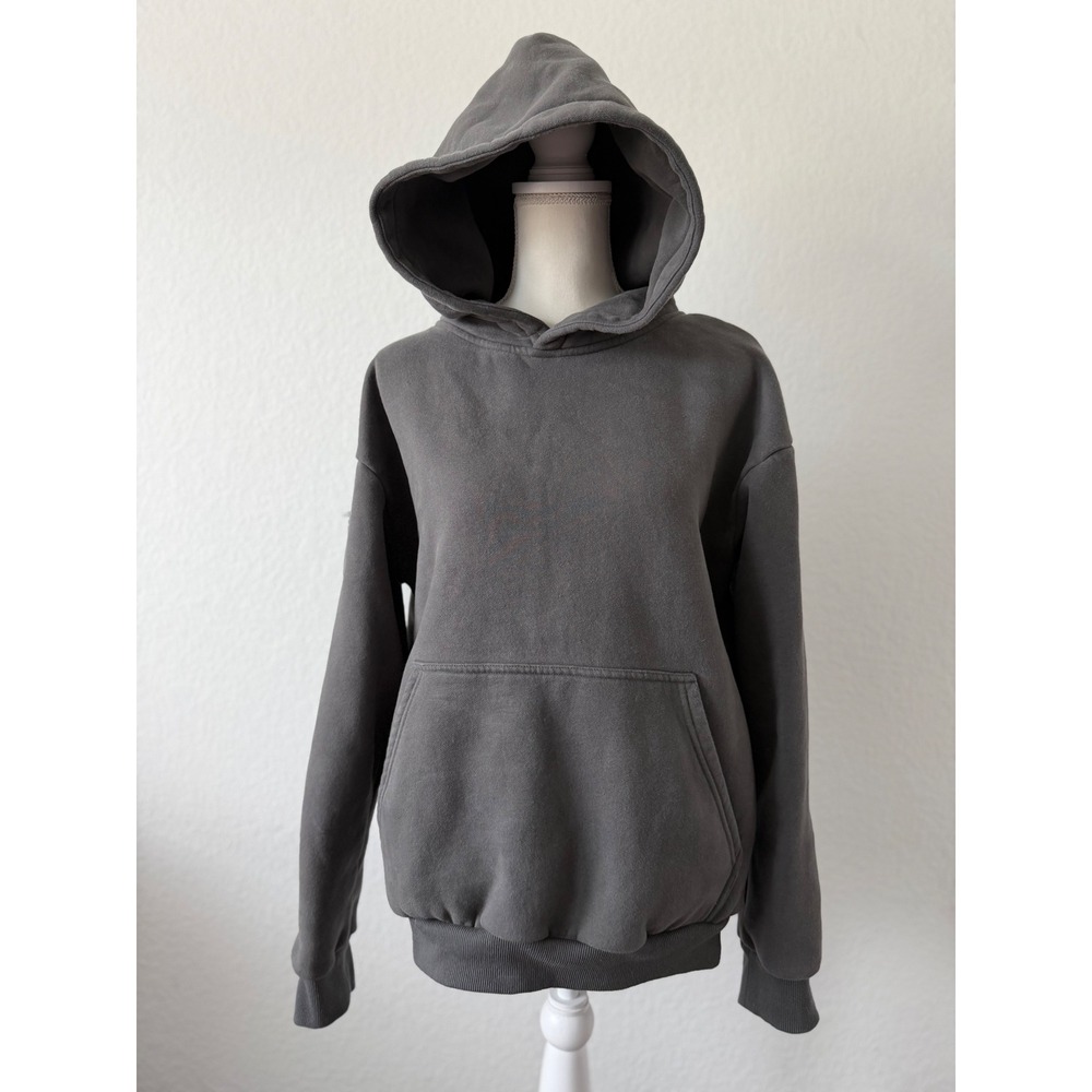 Comfrt Travel Essentials Hoodie Steel Gray Small Pullover Sweatshirt
